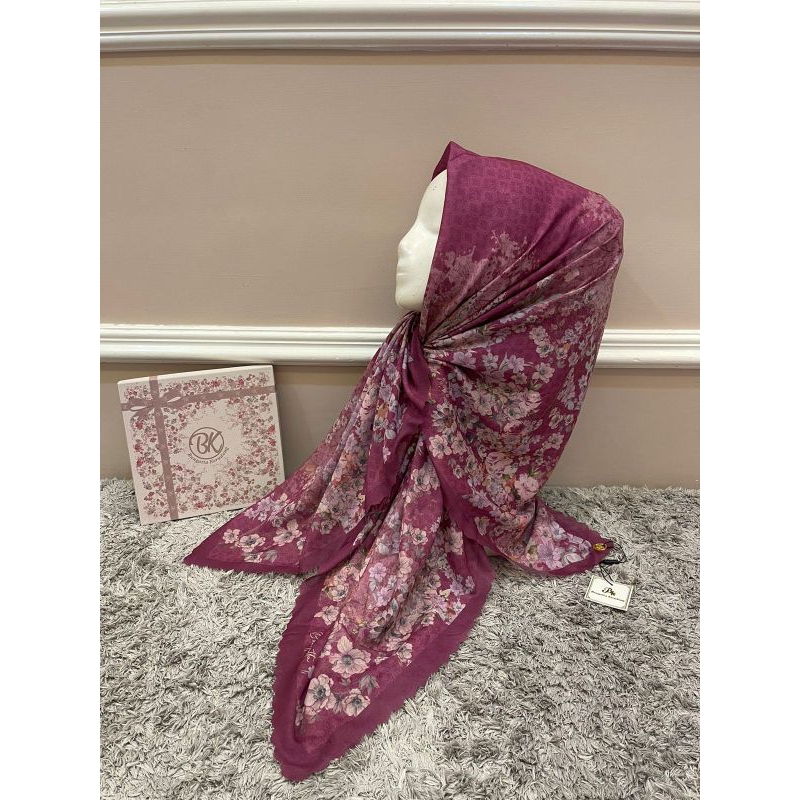 Hijab Voal Motif Syeerah Series Bungatta Terbaru Box