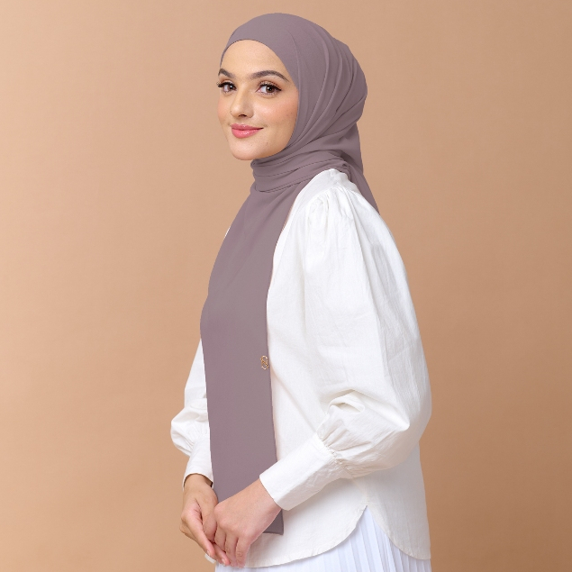 Nabillasyal Haura Series Pashmina 2 In 1 Hijab Semi Instant Ceruti