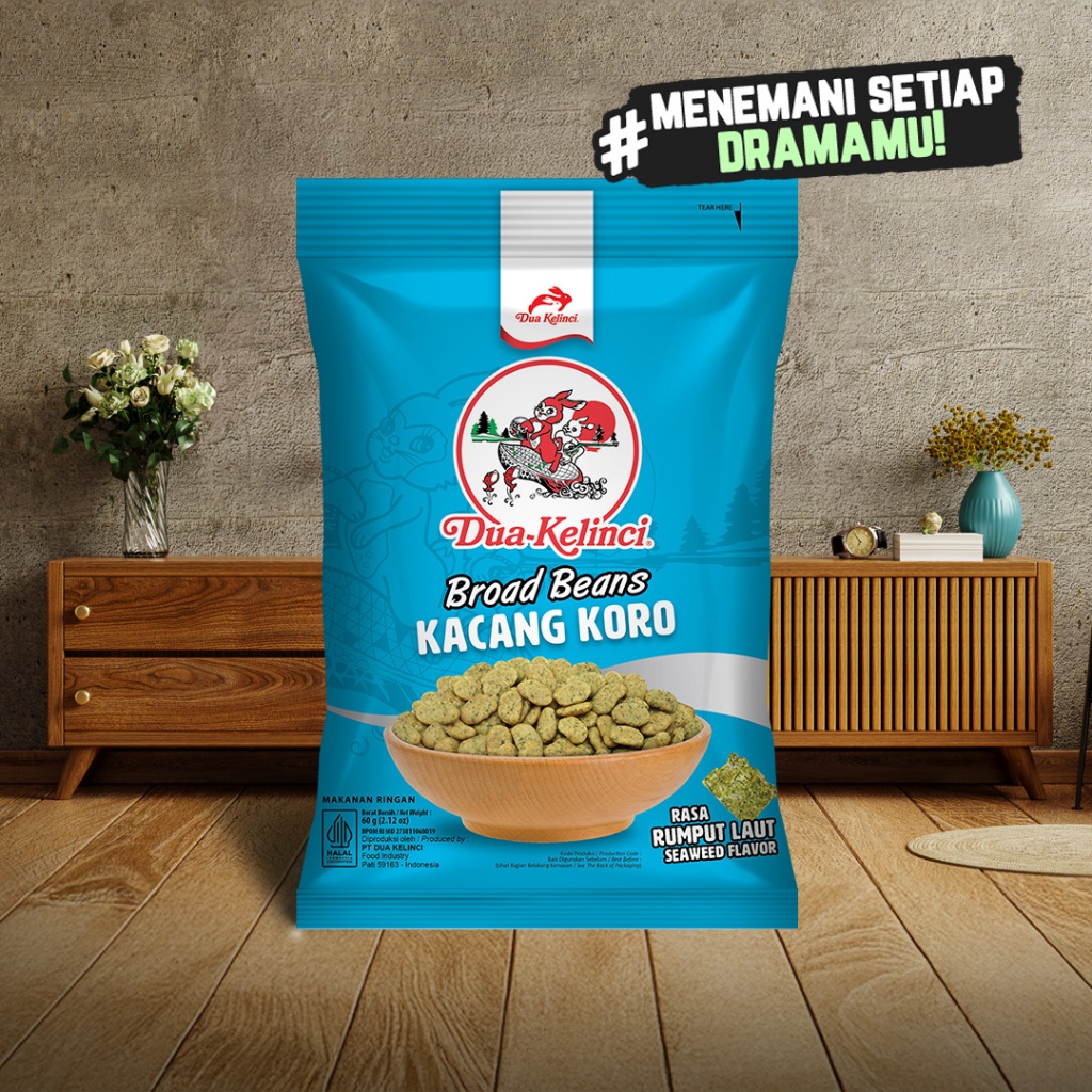 Jual DUA KELINCI Kacang Koro - Rumput Laut 60 gram - KAYA SERAT ...