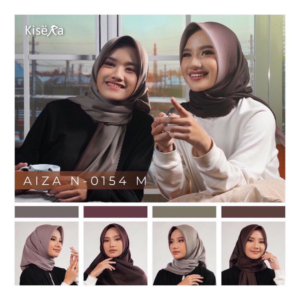 Jual Kisera Official | AIZA 154 - 159 | Satu Kerudung Empat Warna ...