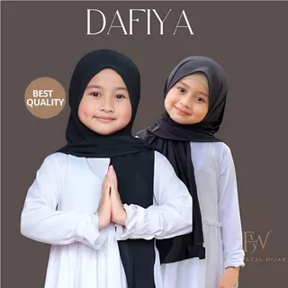 FawazalHijab - Hijab Pashmina Dafiya Instan Anak Jersey Jahit Dagu Pastan Anak