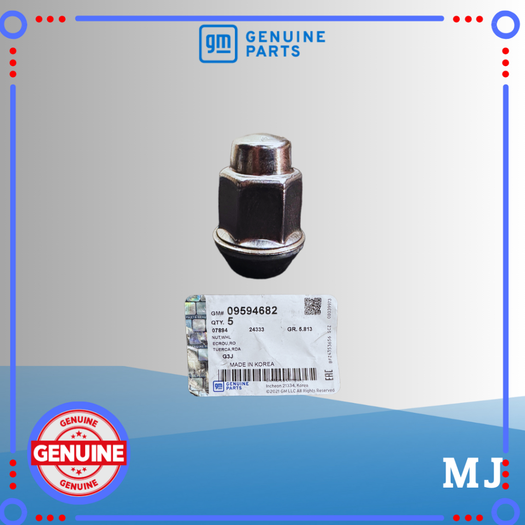 Jual BAUT MUR RODA WHEEL NUT CHEVROLET SPIN AVEO SONIC TRAX ORIGINAL GM ...