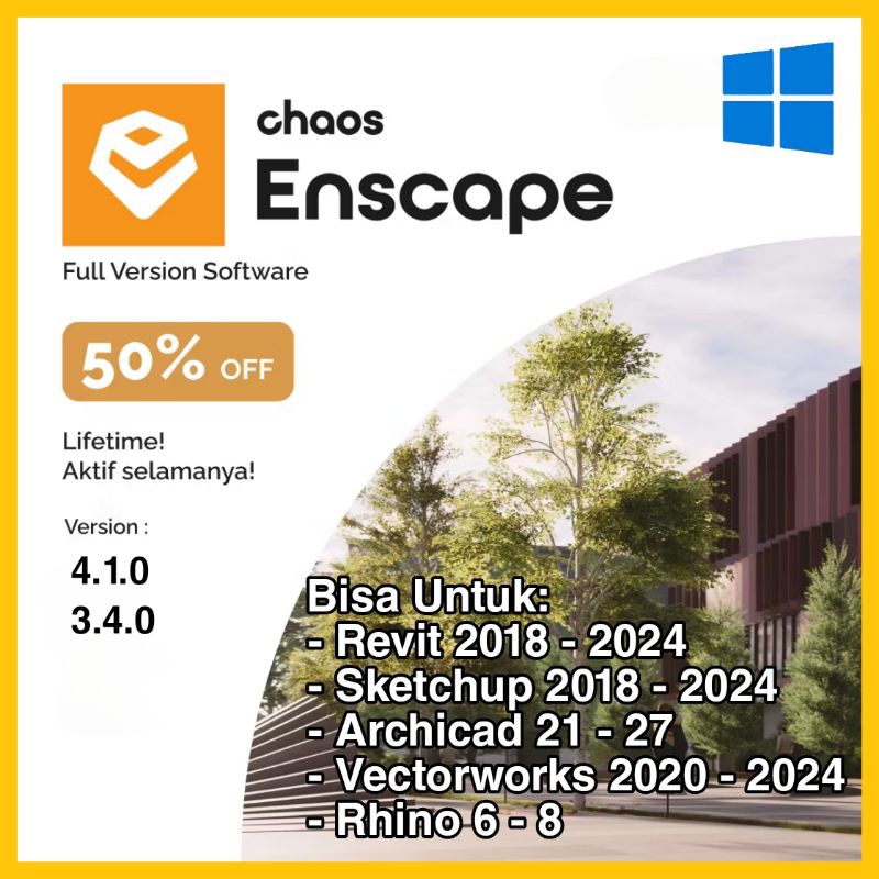 Jual Enscape 3D Full Version Permanen - Windows | Shopee Indonesia