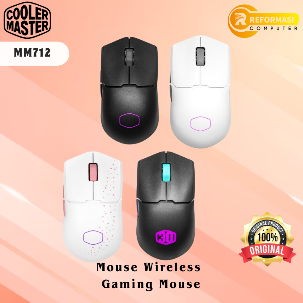 Jual Cooler Master MM712 / MM-712 Wireless Gaming Mouse | Shopee Indonesia