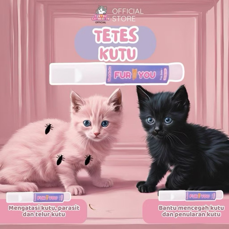 Jual Furyou Tetes Kutu Kucing Dentick Anti Kutu Ampuh Membasmi Kutu ...