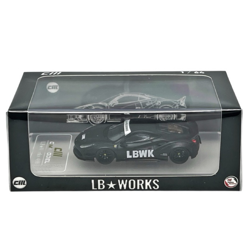 Jual CM Model 64 LBWK Ferrari 488 Matte Black Indonesia Exclusive ...