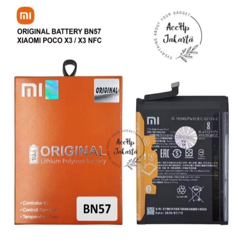 Nuova Batteria Originale Di Ricambio Per Redmi POCO X3 NFC - Foto 6