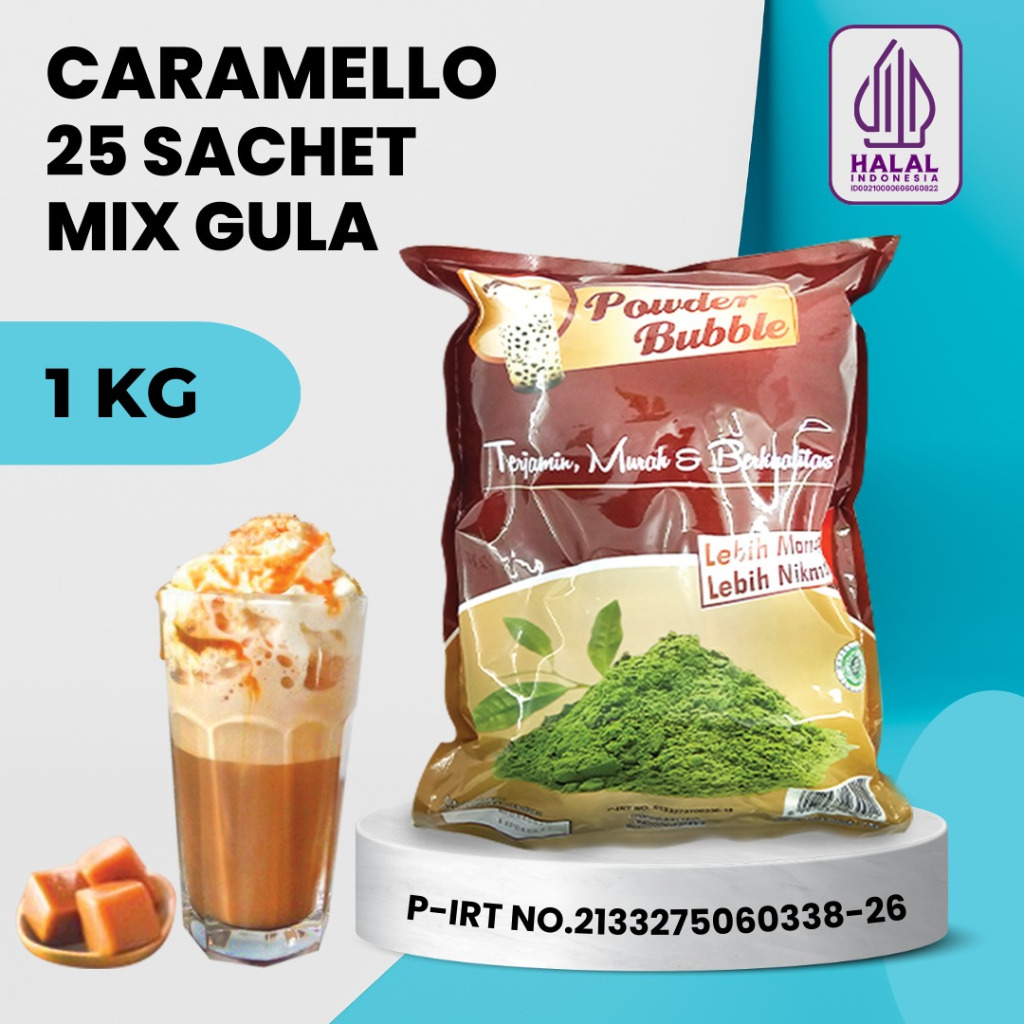 Jual Powder CARAMELLO 1 KG - Bubuk Minuman Rasa Karamel - Bubuk Instan ...