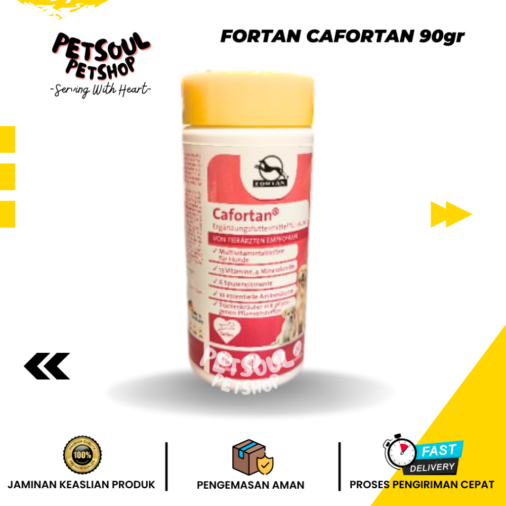 Jual Fortan cafortan 90gr/Multivitamin anjing | Shopee Indonesia