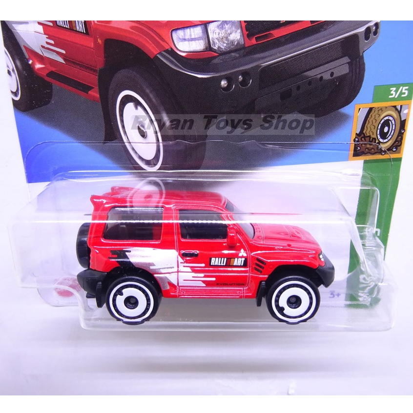 Jual Hot Wheels Mitsubishi Pajero Evolution Merah Ralli Art | Shopee ...