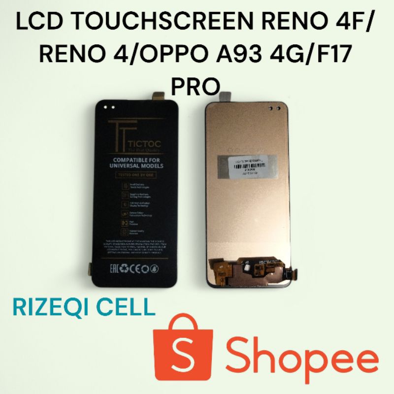 Jual LCD OPPO RENO 4 / RENO 4F / A93 / F17 PRO NOT FINGERPRINT | Shopee ...