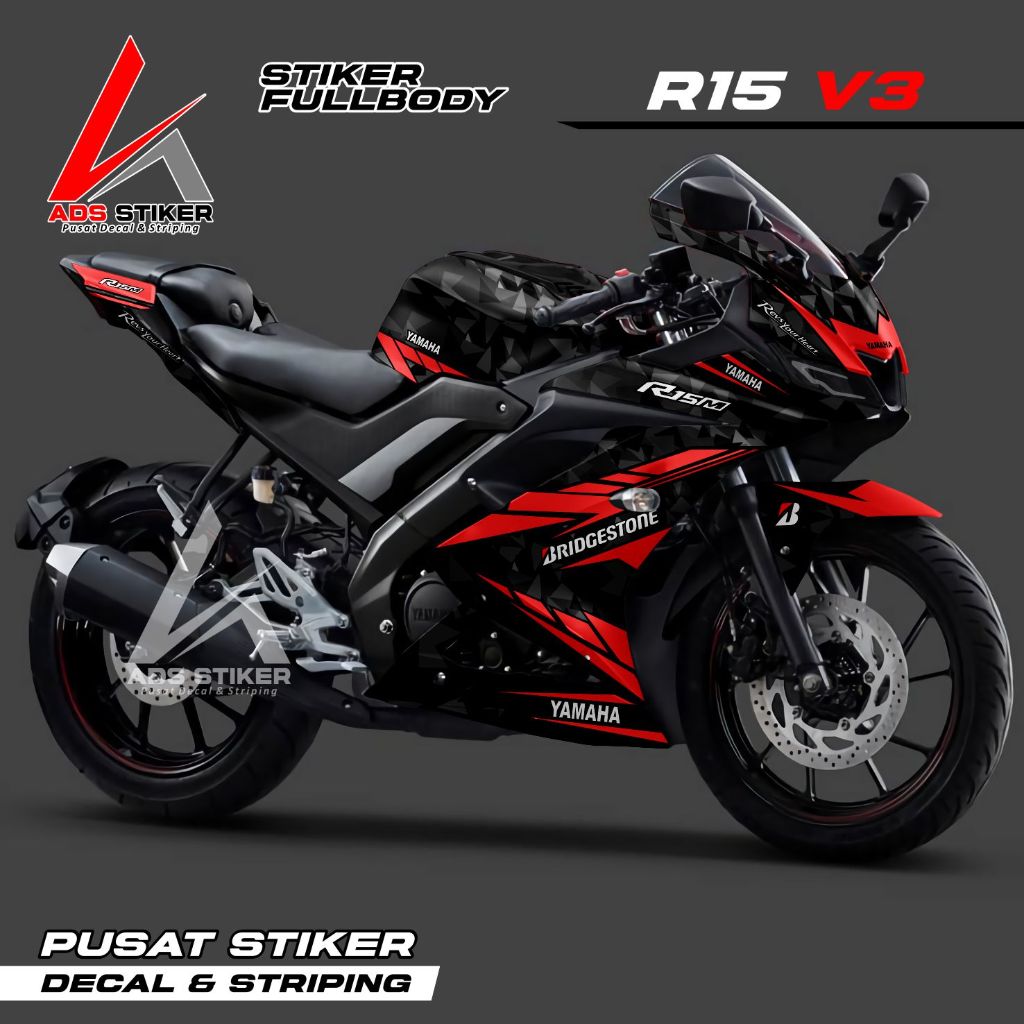 Jual Stiker Full Body R15 V3 - Decal R15 Full Body - Sticker Hologram ...