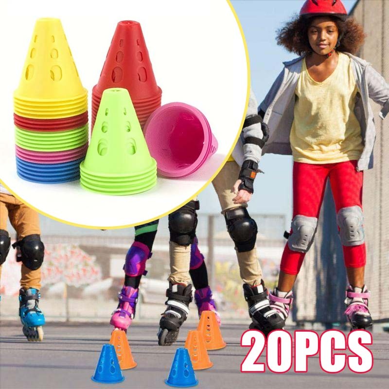 Jual 20pcs/set Cone Kerucut Marker 8cm Dengan Tas Warna Kerucut Sepatu ...