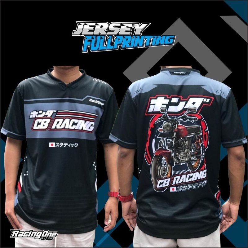 Jual JERSEY HONDA CB RACING GANK ORIGINAL FULL PRINTING PREMIUM / KAOS ...