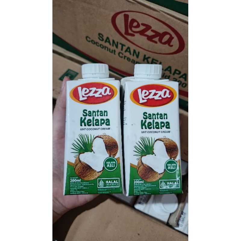 Jual Lezza Santan Kelapa 200 ml | Shopee Indonesia