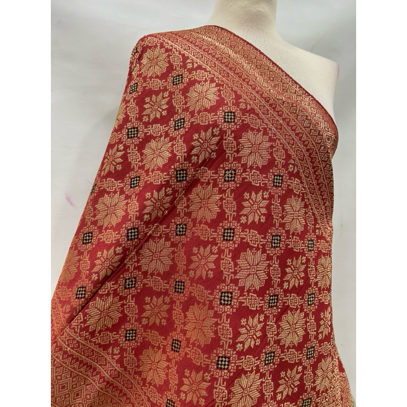 Jual SONGKET SELENDANG KHUSUS WARNA MAROON | Shopee Indonesia