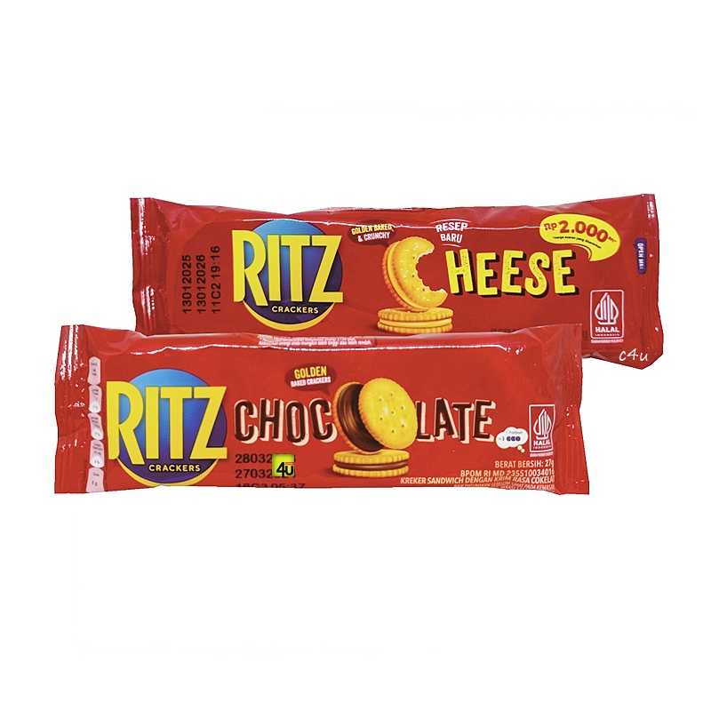 Jual RITZ Crackers Sandwich - Kemasan SACHET - 27 gr | Shopee Indonesia
