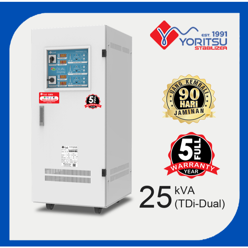 Jual New Dual-Display Stabilizer Listrik TDi 25 KVA ( 3 Phase ...
