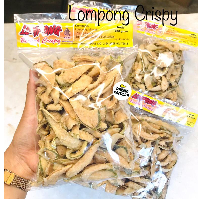 Jual Keripik Lompong Crispy 1kg 500gr 200gr Batang Talas Keladi ...