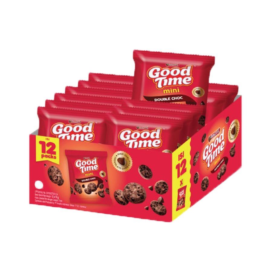 Jual Good Time MINI Double Choc PACK (isi 12 pcs) | Shopee Indonesia