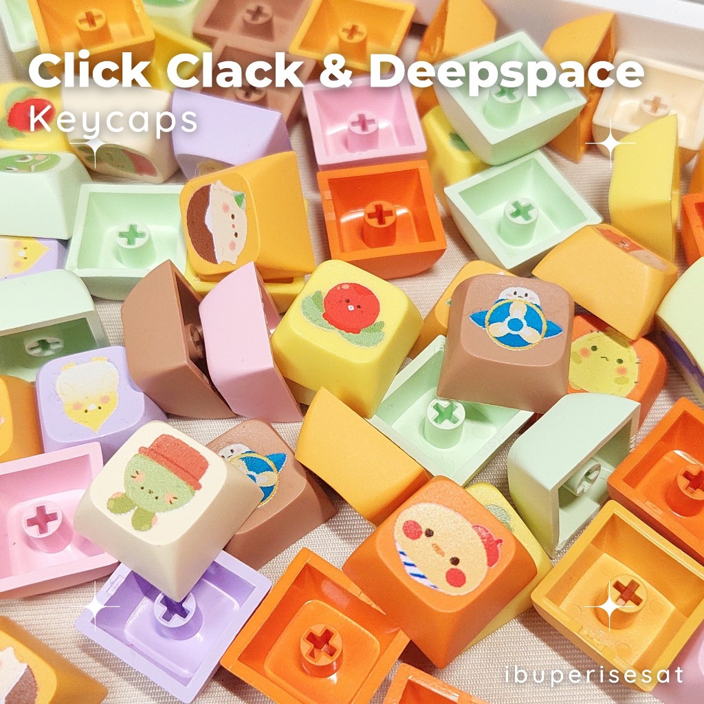 Jual Click Clack & Deepspace - Keycaps Only | Shopee Indonesia