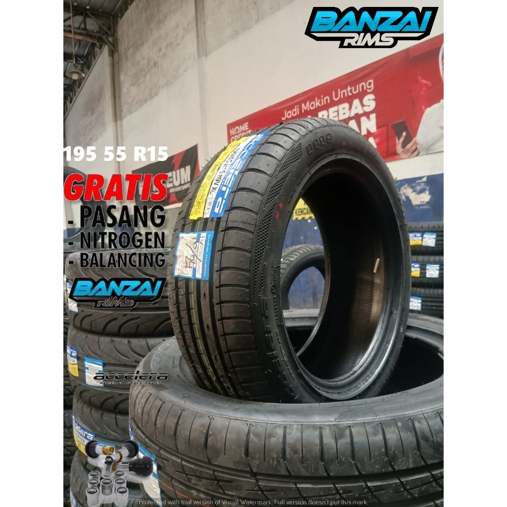 Jual Ban Mobil Murah Tubles Ring 15 Ukuran 195/55 R15 Merek Accelera ...