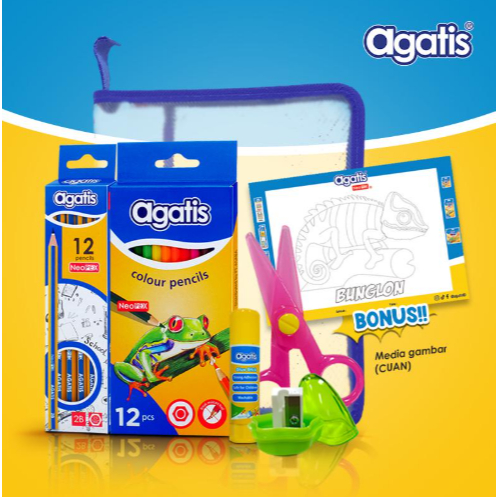 Jual AGATIS Stationery - Paket Coloring Competition Fun Craft Eco Paket ...