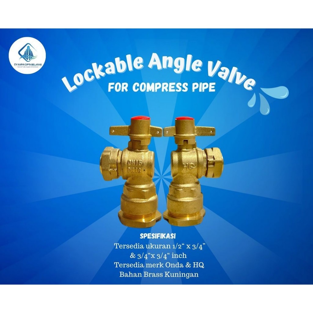 Jual Lockable Angle For Pipa PE HQ | Shopee Indonesia