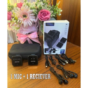 SMARTCOM Q8 A21 M5 A35 A11 N8 N9 N11 Wireless Clip On Mic Dual Microphone HP Wireless Lavalier