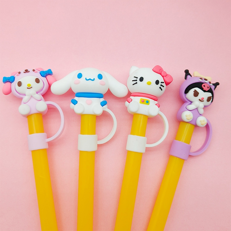 Jual Silikon Penutup Sedotan Sanrio 10mm/ Penutup motif karakter imut ...