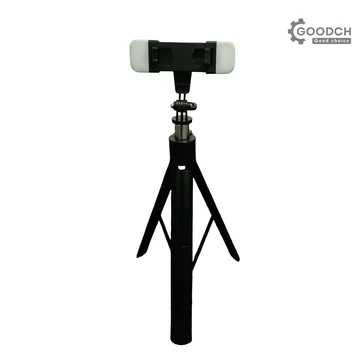 GOODCH Tripod Handphone 210cm Dengan Ring Light Remote Bluetooth – Stand Besi Stabil Adjustable
