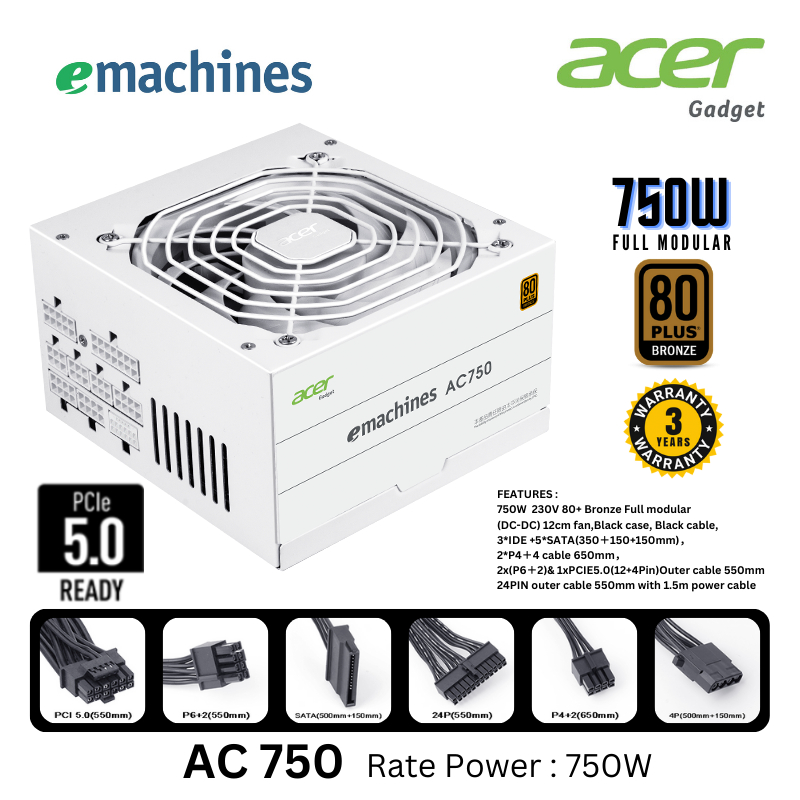 Jual Casing Gaming / PC Case MATX emachines U320 White - Putih | Shopee ...