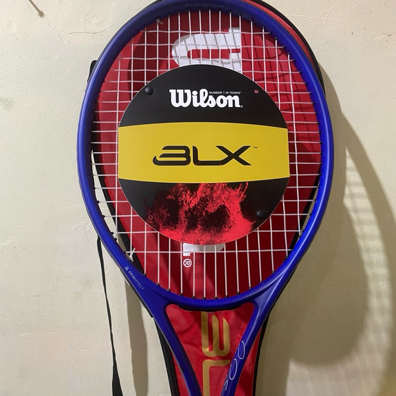 Jual RAKET TENIS WILSON PRO STAFF BLUE + SENAR FREE TAS | Shopee Indonesia
