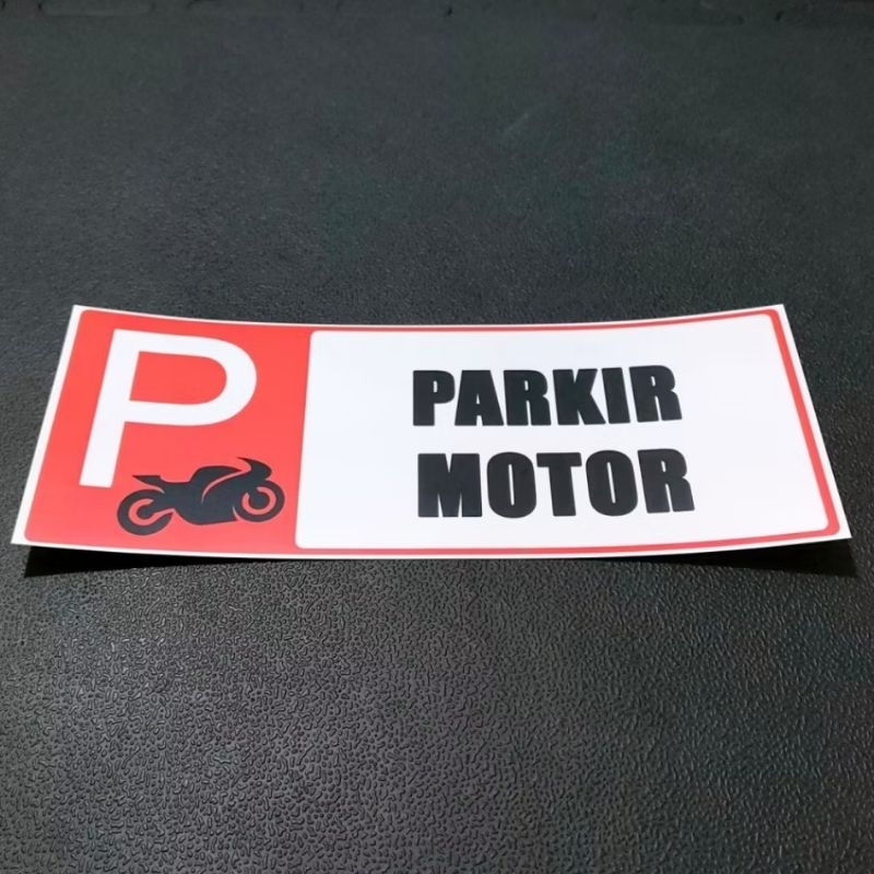 Jual STIKER INFORMASI PETUNJUK RAMBU PARKIR MOTOR | Shopee Indonesia