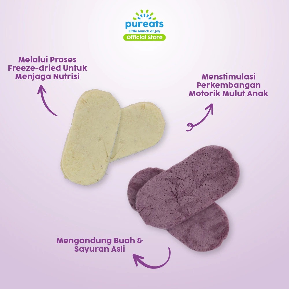 Jual Pureats Melt Crackers 6+Month Cemilan Sehat Anak Tanpa Pengawet ...