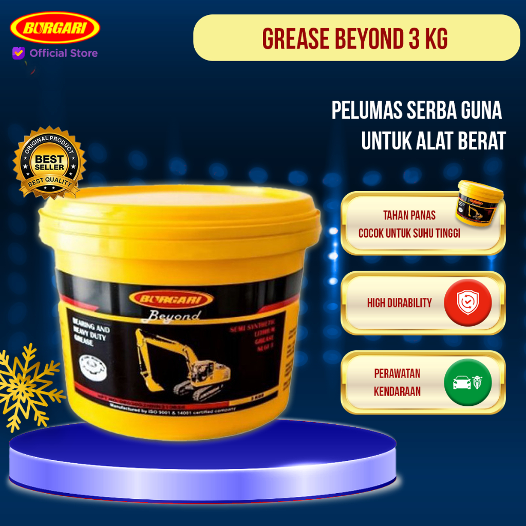 Jual Burgari Grease Beyond Pail 3kg / Gemuk Bearing | Shopee Indonesia