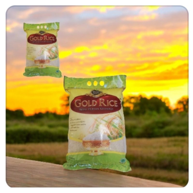 Jual BERAS GOLD RICE 5KG | BERAS PREMIUM , BERAS PREMIUM GOLD RICE 5KG ...