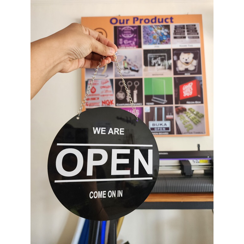 Jual Signage Open Closed/Papan Petunjuk (Premium) | Shopee Indonesia