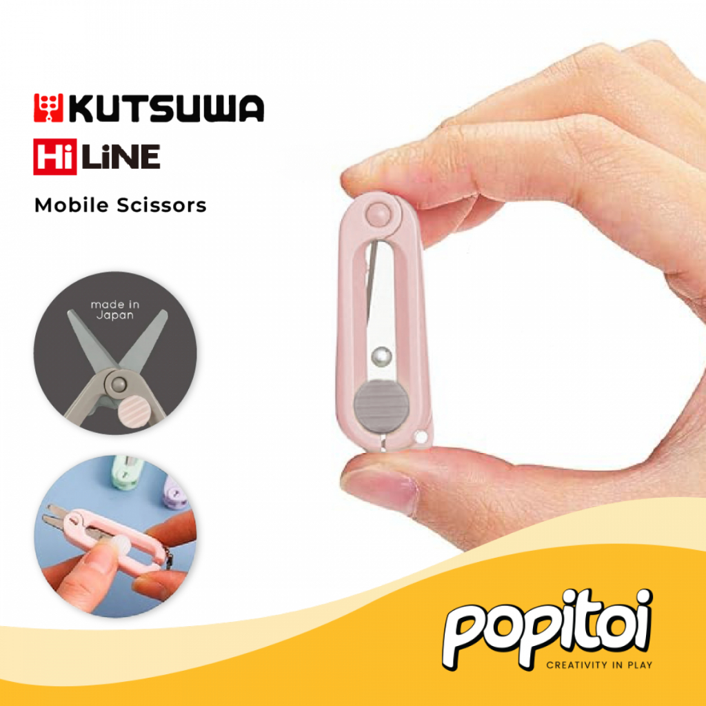 Jual Kutsuwa HiLINE Mobile Scissors LIGHT Color Series Gunting Lipat ...