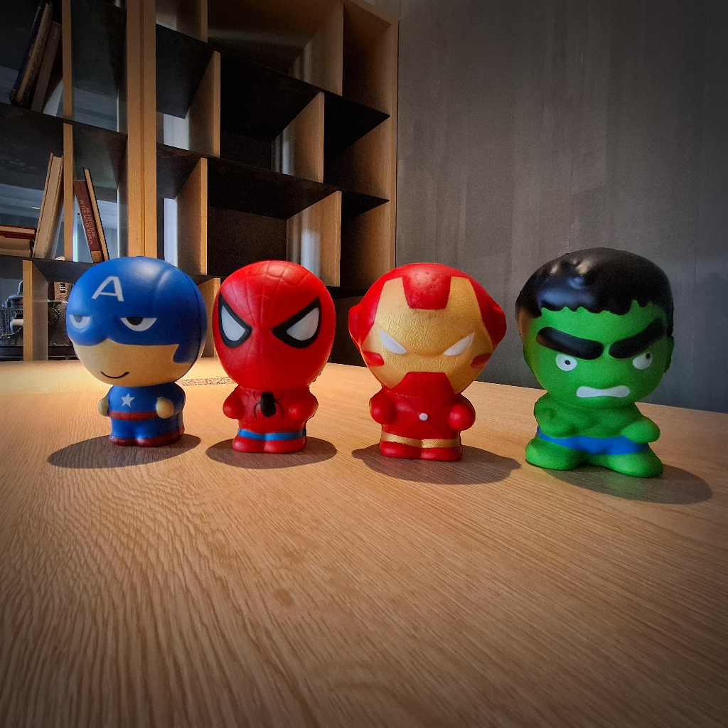 Jual Mainan Anak Stress Relieve Toys Squishy Karakter Kartun Superhero