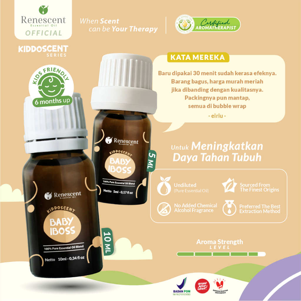 Jual Renescent - Baby & Kids Pure Essential Oil 10 & 5ml Minyak ...