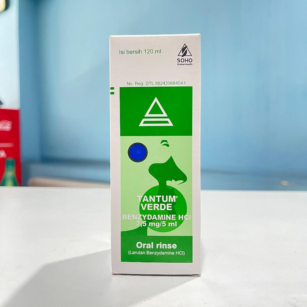 Jual Tantum Verde Oral Rinse 120 ml - Obat Kumur Antiseptik dan Pereda ...