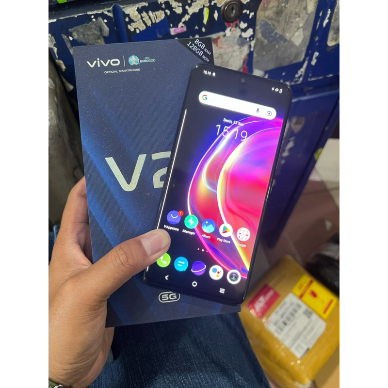 Jual Vivo V21 5g Ram 8 128 Second Resmi Fullset Original Shopee Indonesia
