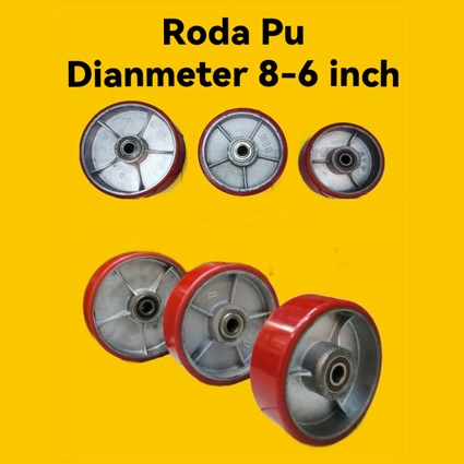 Jual Roda Hand Pallet Pu (Polyurethane) 8 inch (200X50mm) / 7 inch ...