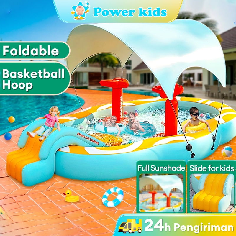 Kolam Renang Alibaba Water Slide Jual [BEIGE]Kolam Renang Anak
