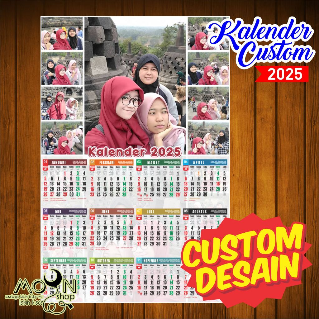 Jual Kalender 2025 Custom Grid | Shopee Indonesia