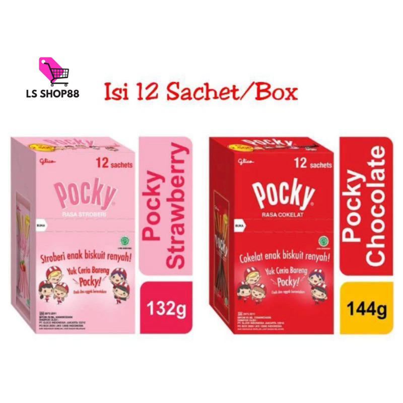 Jual Glico POCKY Sachet Box 12 x 12gr | Shopee Indonesia