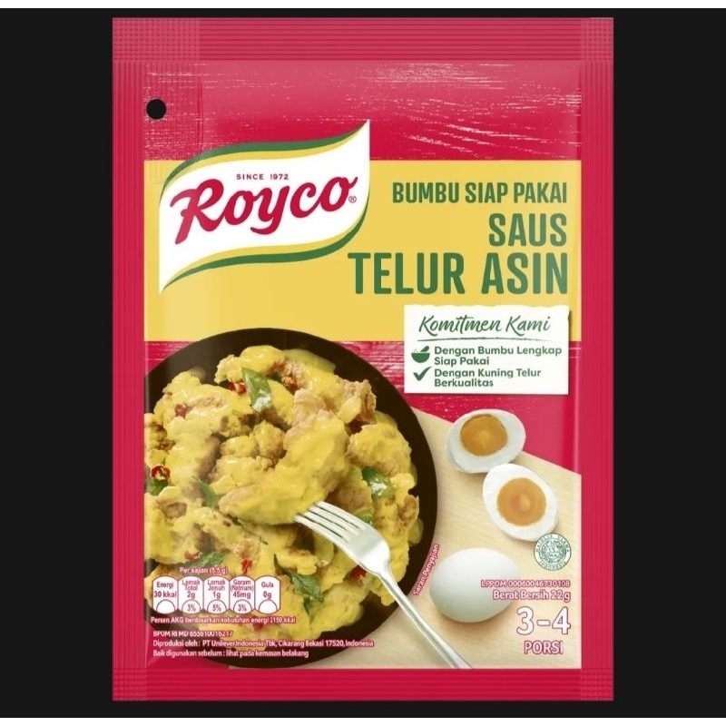 Jual Royco Bumbu Siap Pakai Ayam Saus Telur Asin 22G - Isi 3 | Shopee ...