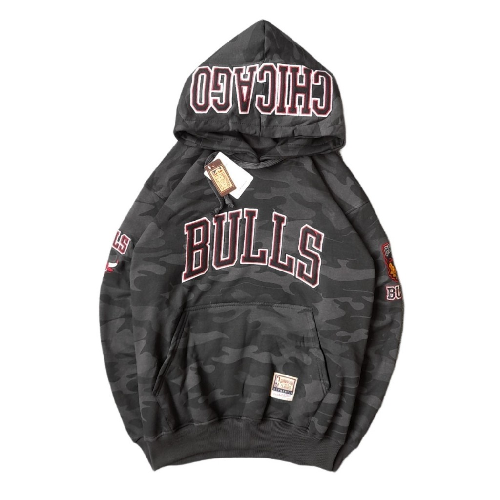 Jual JAKET HOODIE SWEATER HARDWOOD CLASSIC CHICAGO BULLS COLLEGE CAMO