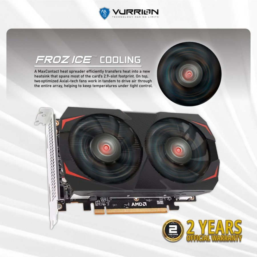 Jual VGA VURRION RX580 8GB GDDR5 256-bit VURRION BLAZE RADEON RX 580 ...